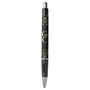 personalized art deco pen