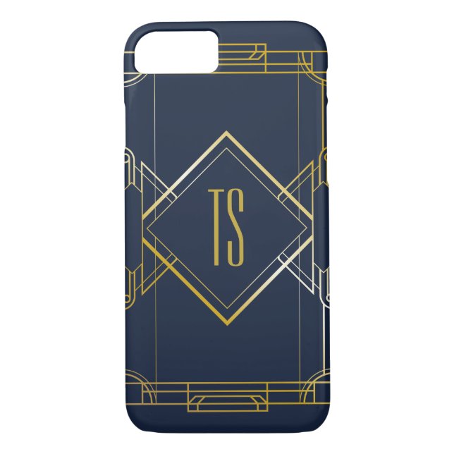 Personalized Art Deco Smartphone Case (Back)