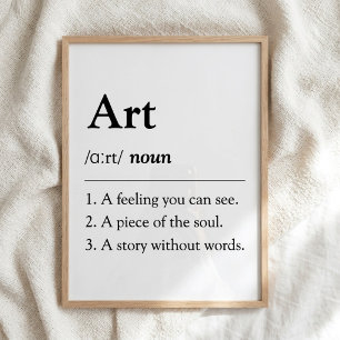 Personalized Art Dictionary Definition Poster