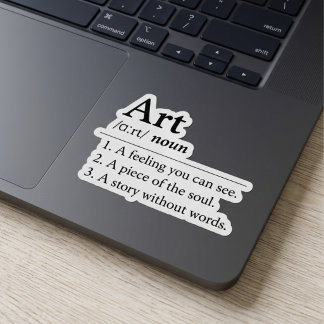 Personalized Art Dictionary Definition Sticker