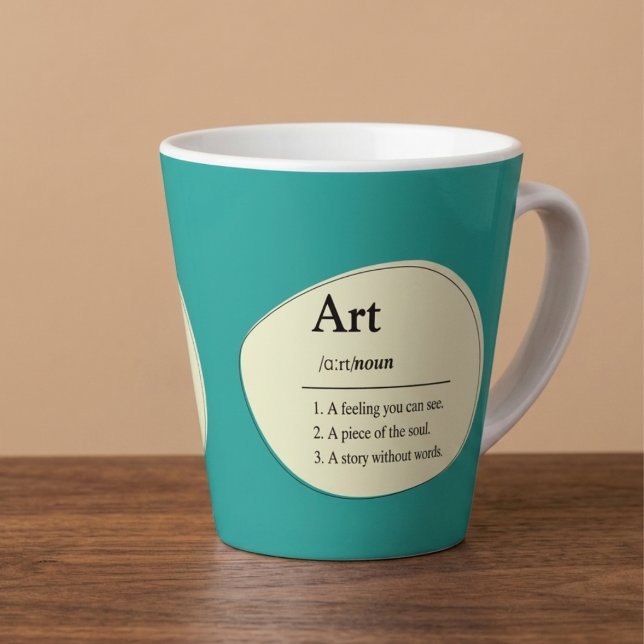 Personalized Art Dictionary Style Coffee Mug (Fully customizable coffee mug for art lovers)