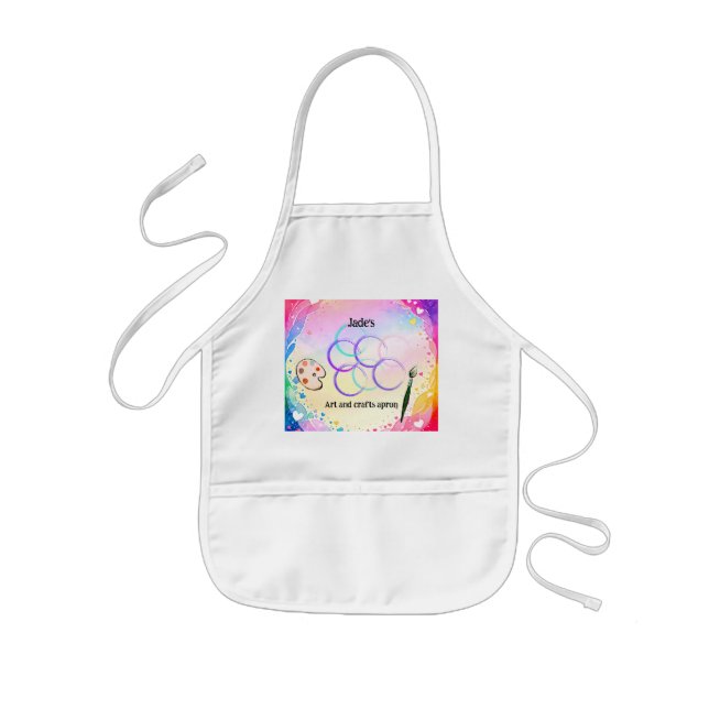Personalized  Art Kids Apron (Front)
