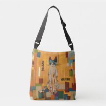 Personalized Art Nouveau Klimt-inspired Gold Cat