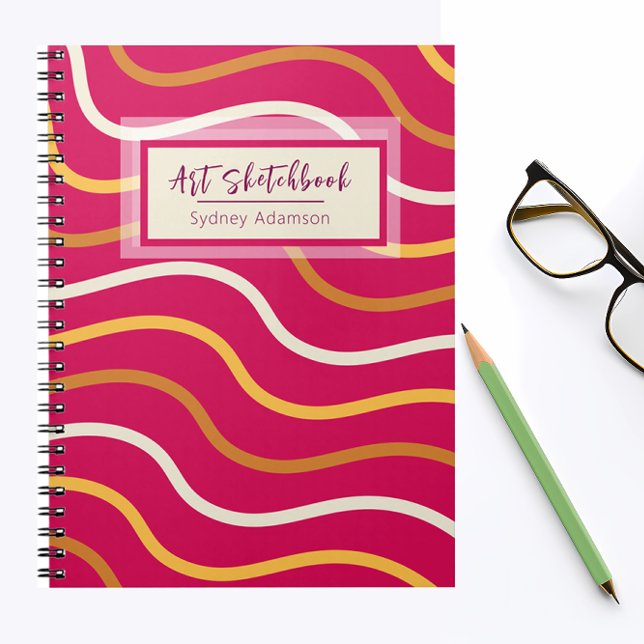 Personalized Art Sketchbook BOHO Themed Journal (Creator Uploaded)