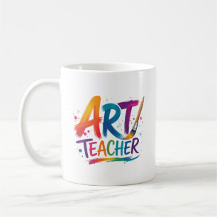 Personalized Art Teacher Appreciation Gift Coffee Mug