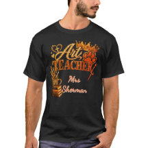 Personalized Art Teacher Shirt