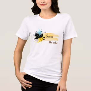 Personalized Artist Name Women's T-Shirt Tri-Blend Shirt
