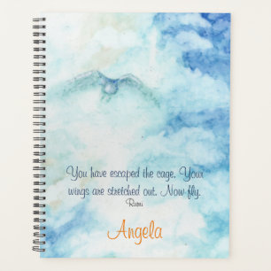 Personalized Artistic Owl Rumi Planner