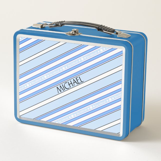 Personalized  Artistic Romantic Red Leaves Birch Metal Lunch Box (Front)