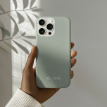 "Personalized Ash Colour iPhone Case with Custom<br><div class="desc">Add a touch of elegance to your daily essentials with this personalized Ash colour iPhone case. Featuring a soft, stylish ash background and your custom name in a chic font, this phone case is perfect for showcasing your unique style. Designed for both beauty and durability, it offers excellent protection for...</div>