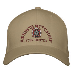 Personalized Assistant Chief Custom Cap Embroidery