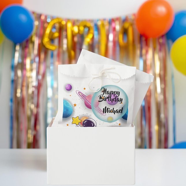 Personalized Astronaut & Planets Favour Bags (Creator Uploaded)