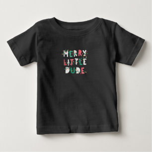 Personalized Athletic Holiday Fesive Graphic Baby T-Shirt