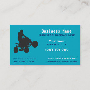 Personalized ATV Quad Off-Road & Powersports Business Card
