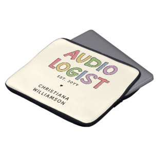 Personalized Audiologist Audiology Graduation Gift Laptop Sleeve