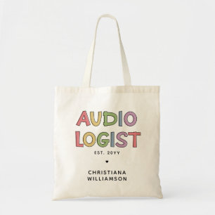 Personalized Audiologist Audiology Graduation Gift Tote Bag