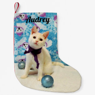 Personalized - Audrey's Christmas Stocking ( Cat )