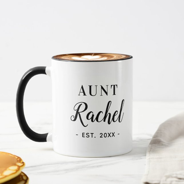 Personalized Aunt Monogram Mug (Creator Uploaded)