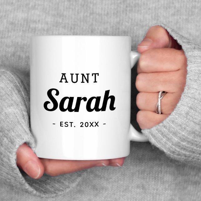 Personalized Aunt Monogram Mug (Creator Uploaded)