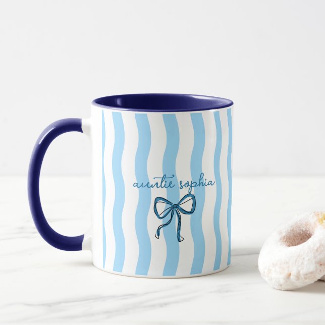 Personalized Aunt to Be Mug (With Donut)