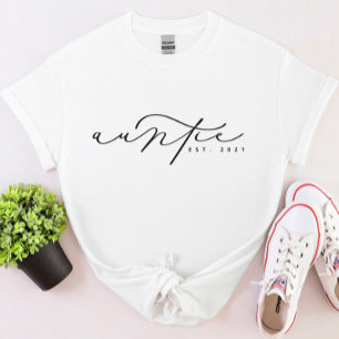 Personalized Auntie T-Shirt