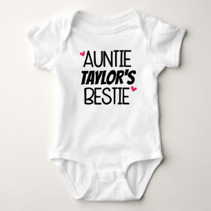 Personalized Auntie's Bestie Baby Outfit Bodysuit