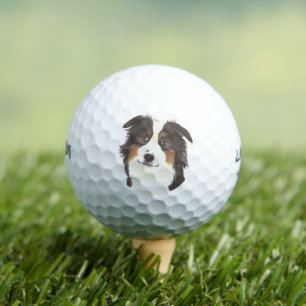 Personalized Aussie Australian Shepherd Golf Balls