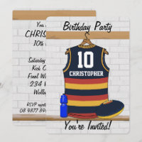 Personalized Aussie Rules Football Jersey BRY