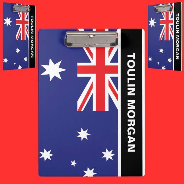 Personalized  Australia Flag  Clipboard (Creator Uploaded)