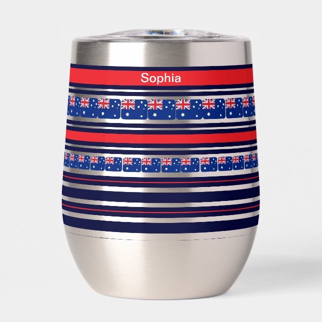 Personalized Australia Patriotic Flag   (Front)