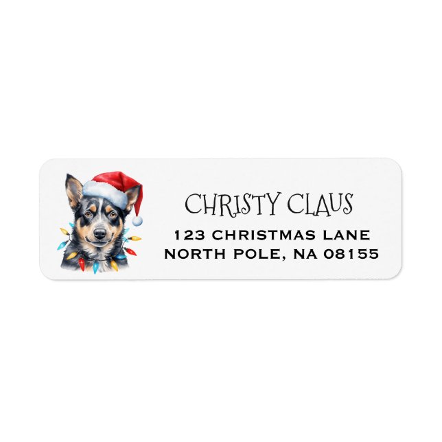 Personalized Australian Cattle Dog Christmas  (Front)