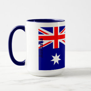 Personalized Australian Flag True Blue Heritage Pr Mug