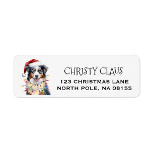 Personalized Australian Shepherd Christmas 