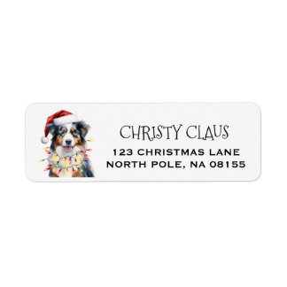 Personalized Australian Shepherd Christmas