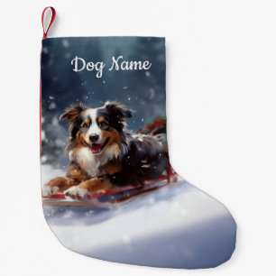 Personalized Australian Shepherd Christmas Small Christmas Stocking