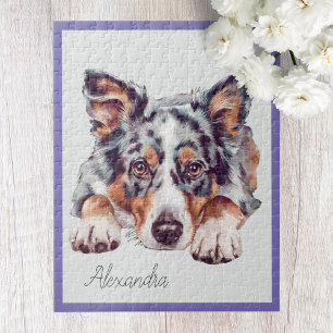 Personalized Australian Shepherd Jigsaw Puzzle