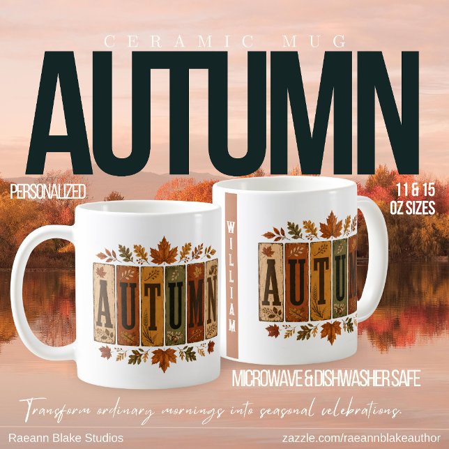 Personalized Autumn Celebration Ceramic Mug (Creator Uploaded)