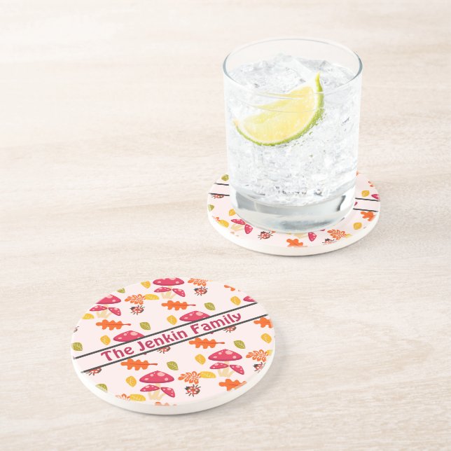 Personalized Autumn Coaster (Side)