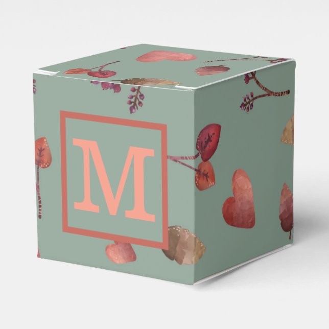 Personalized Autumn Favour Box (Front Side)