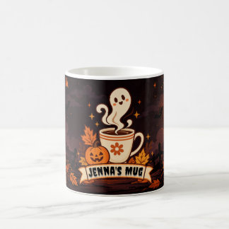 Personalized Autumn Ghost Coffee Mug