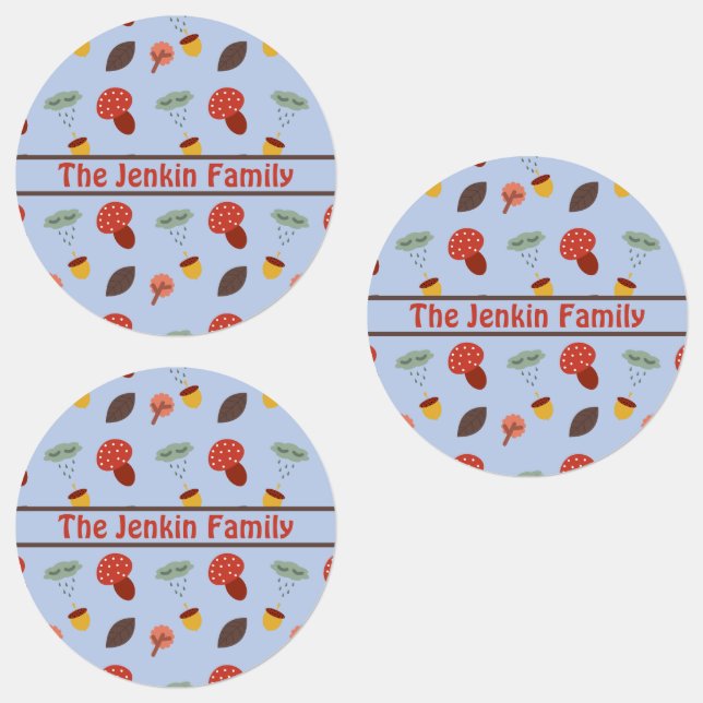 Personalized Autumn Labels (Group)