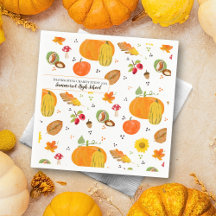 Personalized Autumn Lover Napkins