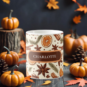 Personalized Autumn Spice Mug with Name