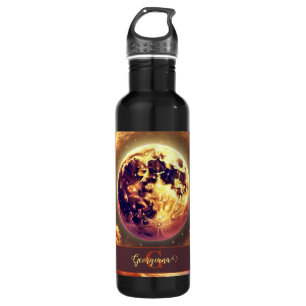 Personalized Autumnal Galaxy Harvest Moon 710 Ml Water Bottle