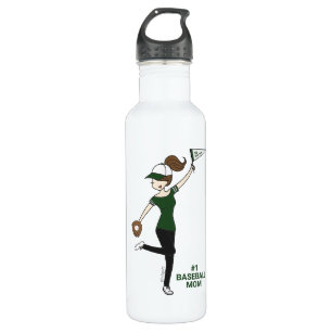 Personalized Avatar #1 Baseball Fan 710 Ml Water Bottle