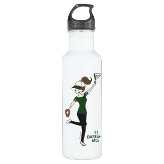 Personalized Avatar #1 Baseball Fan 710 Ml Water Bottle