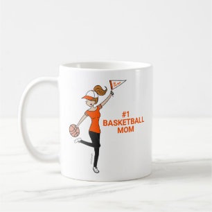Personalized Avatar #1 Basketball Fan Coffee Mug