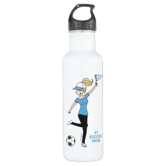 Personalized Avatar #1 Soccer Fan 710 Ml Water Bottle