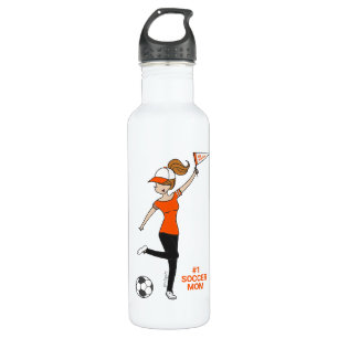 Personalized Avatar #1 Soccer Fan 710 Ml Water Bottle