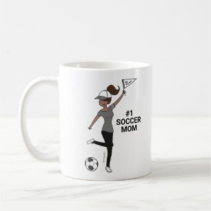 Personalized Avatar #1 Soccer Fan Coffee Mug